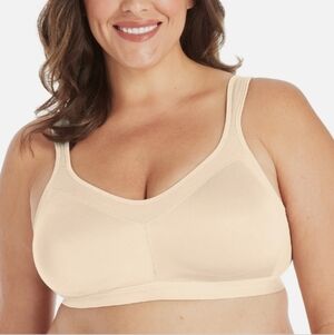 NWT Playtex 18 Hour Active Breathable Comfort Bra 4159 Light Beige 40C
